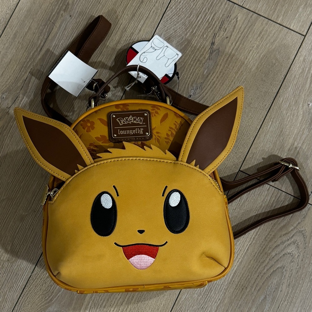 Pokémon x Loungefly Eevee Cosplay Convertible Backpack - NWT